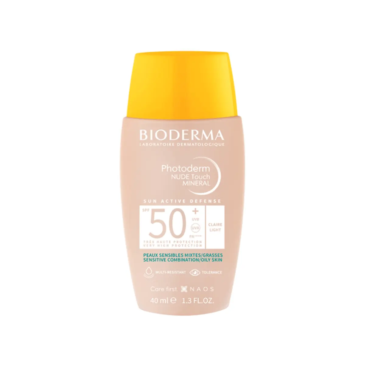 Protetor Solar Photoderm Nude Touch Claro Bioderma FPS50 Com 40ml