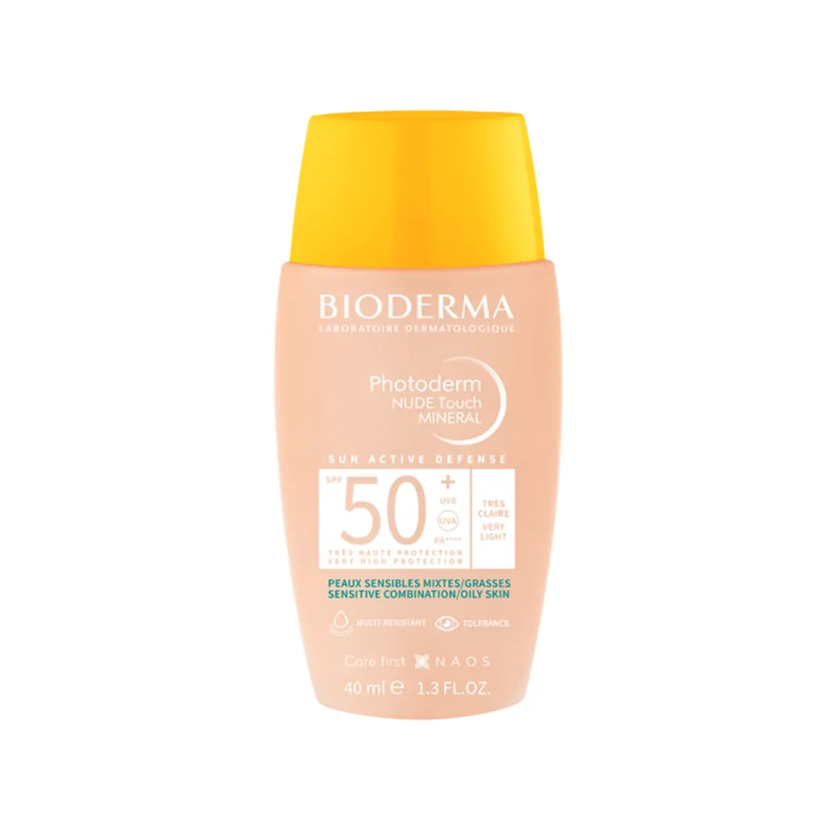 Protetor Solar Photoderm Nude Touch FPS 50 Muito Claro Bioderma Com 40ml