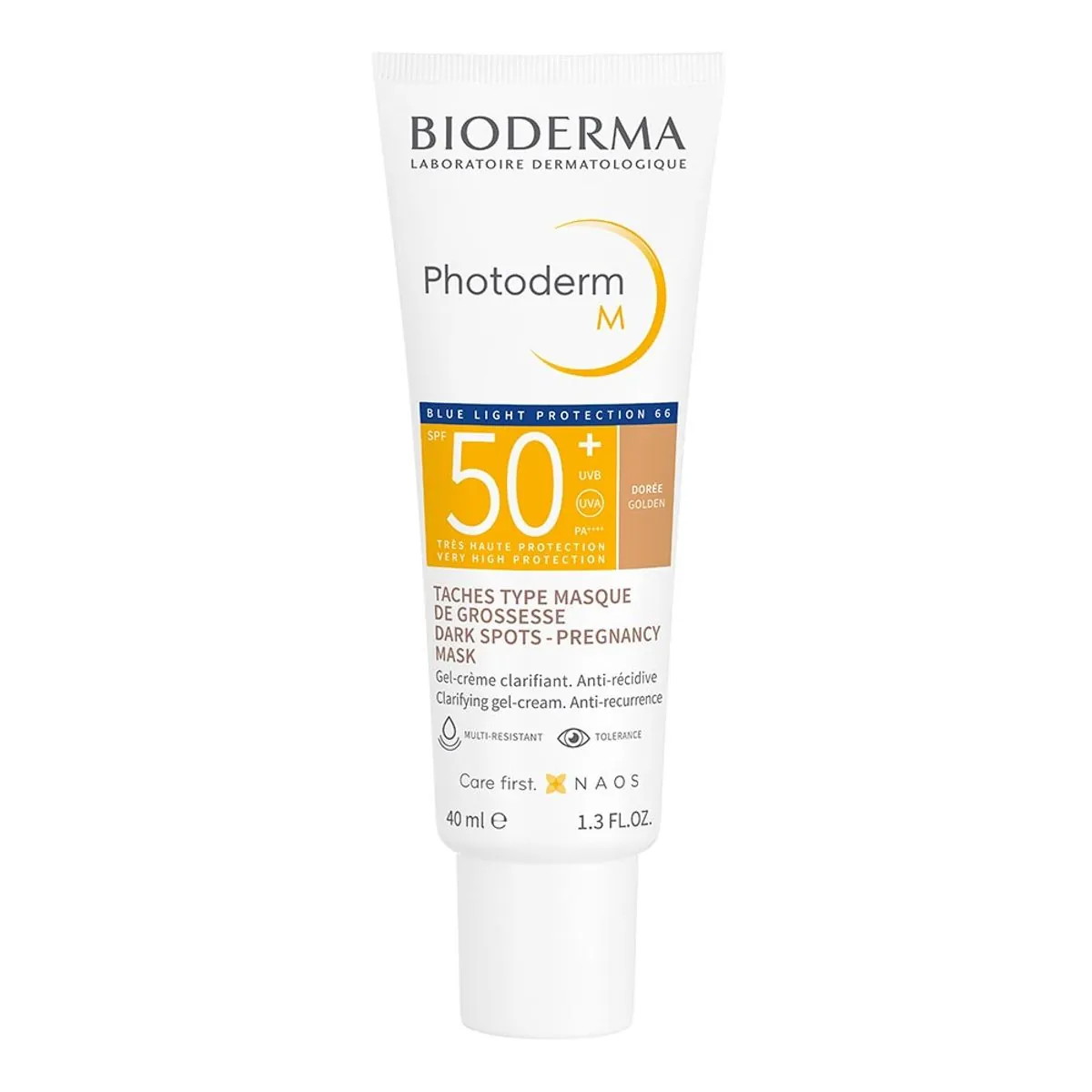 Protetor Solar Facial Bioderma FPS 50+ Photoderm M Cor 3.0 Ação Clareadora 40ml