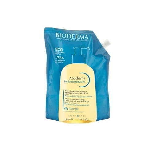 óleo De Banho Bioderma Atoderm Huile De Douche Sachê 1l Refil