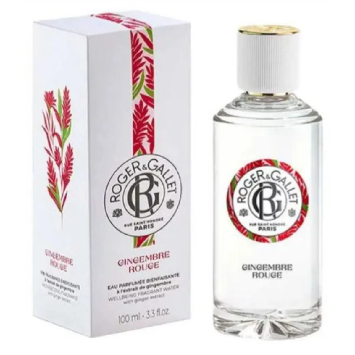 Roger E Gallet Gingembre Rouge Eau De Cologne - Perfume Unissex 100ml