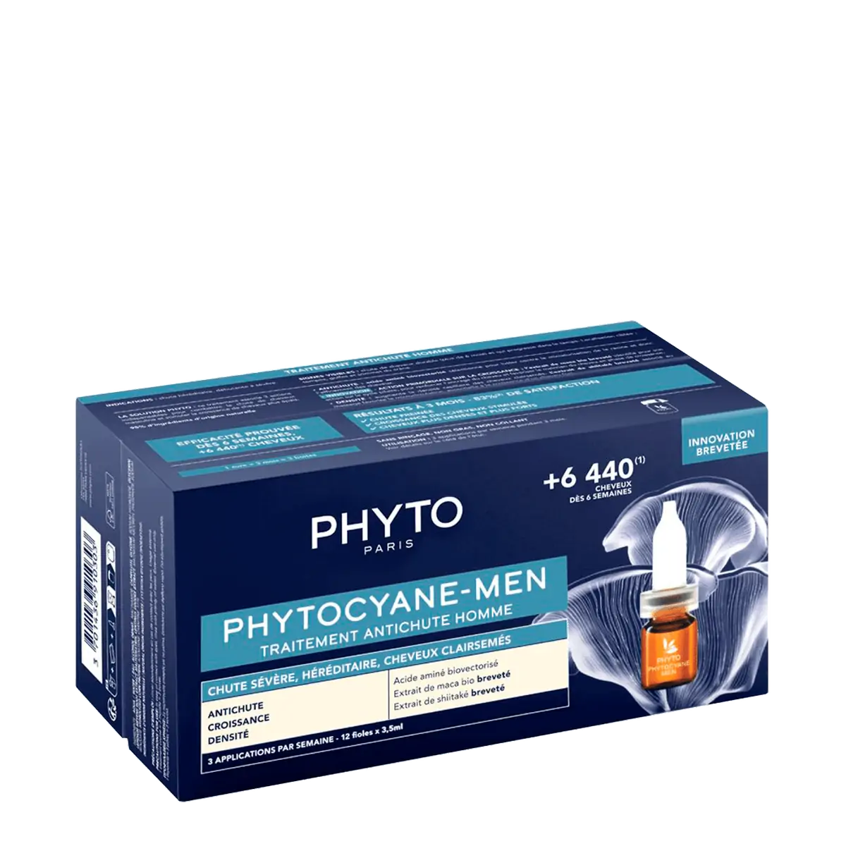 Phyto Paris Phytocyane Men - Tratamento para Queda Capilar Progressiva 12x3.5ml