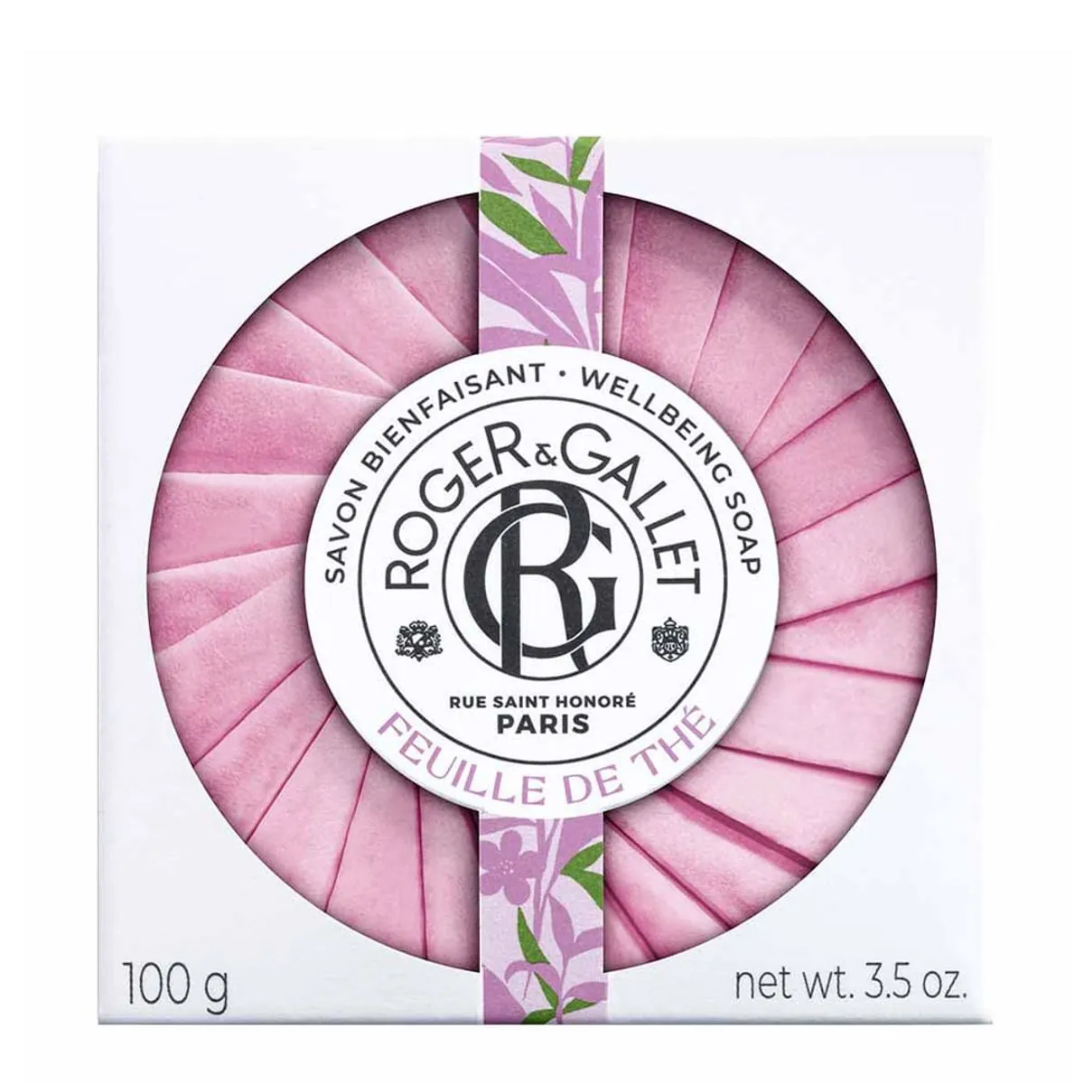 Roger E Gallet Feuille De The Sabonete 100g