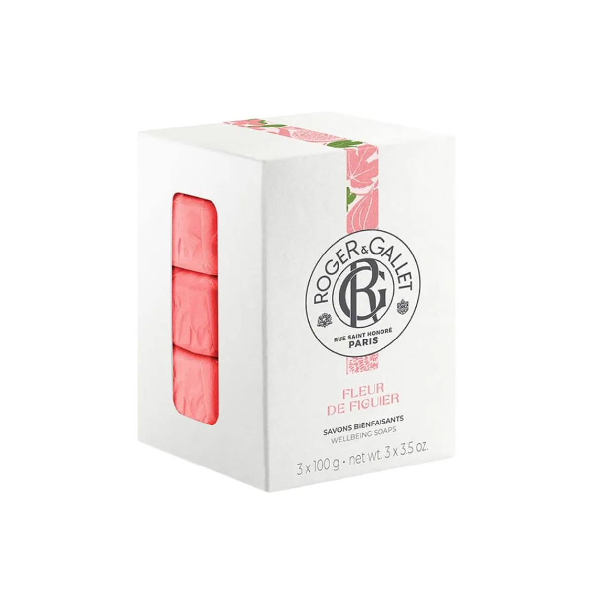 Roger E Gallet Fleur De Figuier Sabonete 3x100g