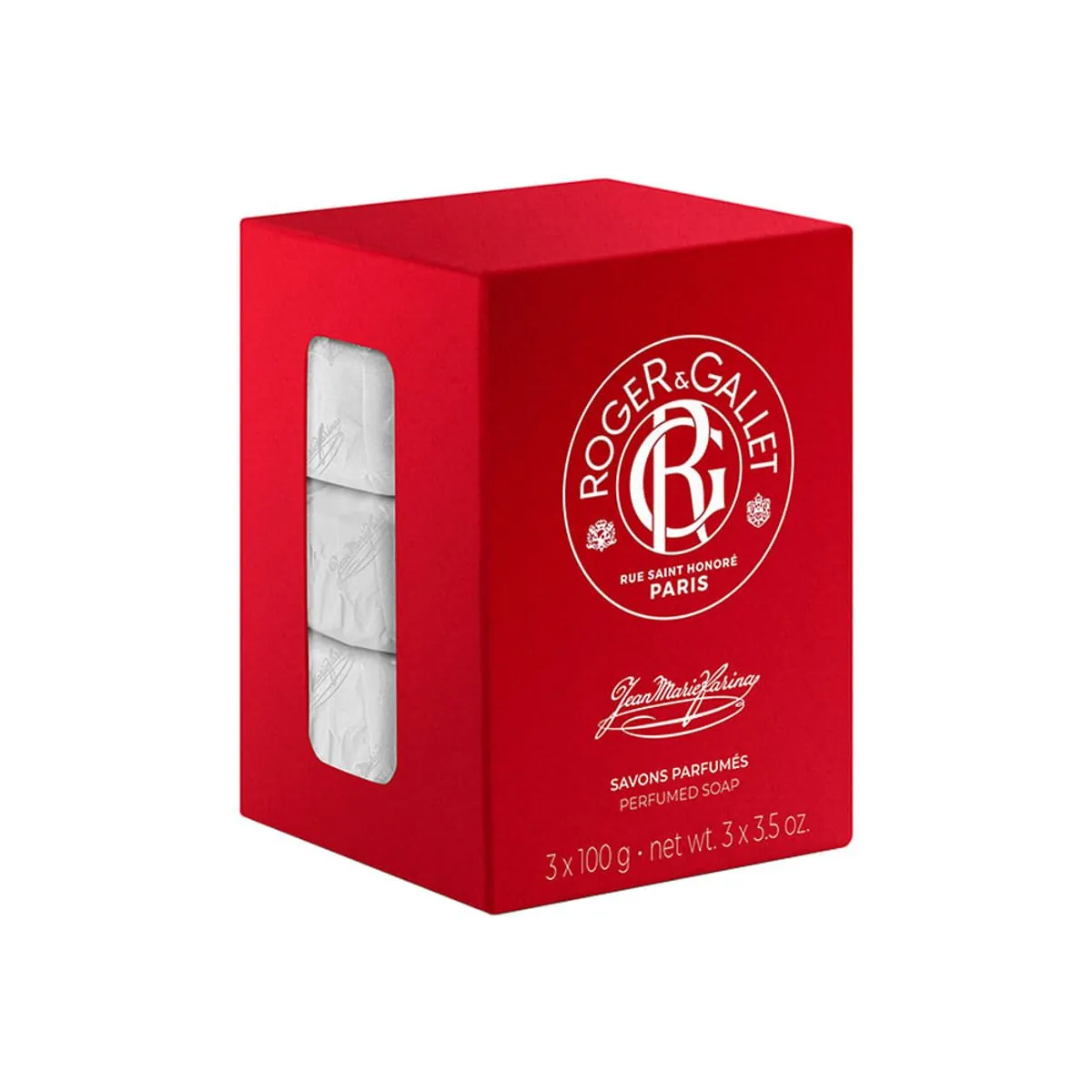 Roger E Gallet Jean-Marie Farina Sabonete 100g (X3)