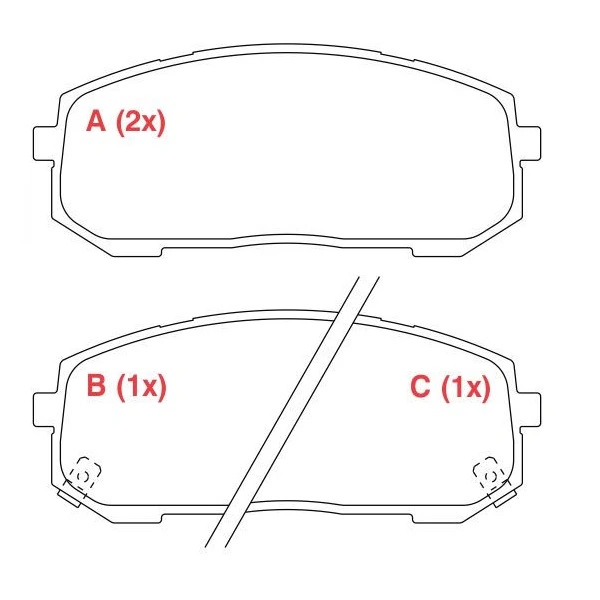 Pastilha Dianteira KIA MOTORS SPORTAGE - WILLTEC PW1094