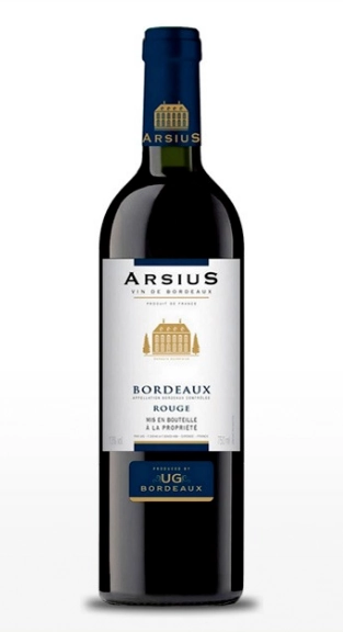 Vinho Bordeaux Rouge 750ml Arsius