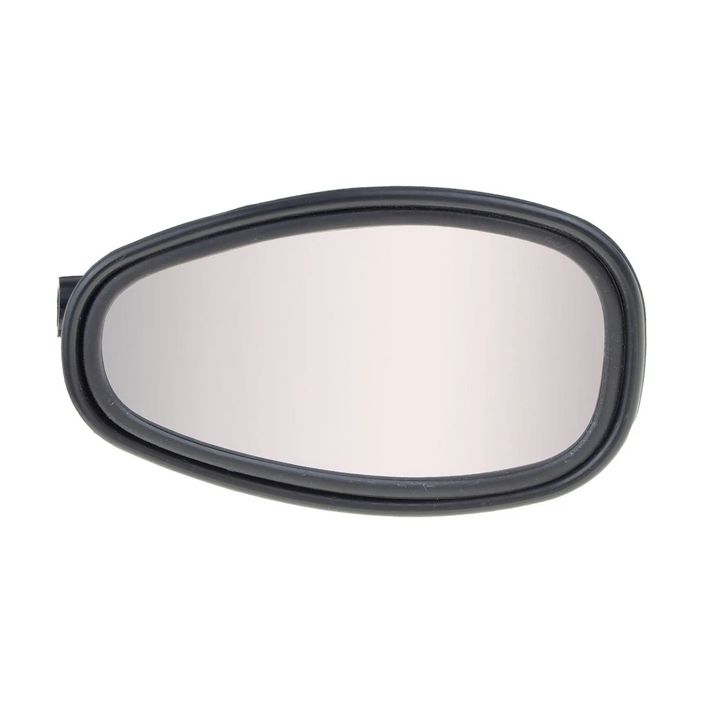 Espelho Retrovisor Externo Fixo Preto Lente Prata - PLASTIDUR 17282