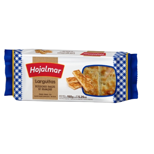 Biscoito Hojalmar Larguita Caramelizado