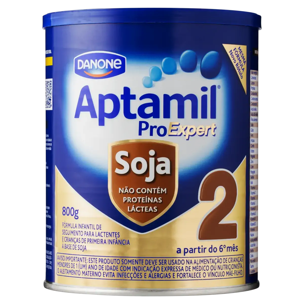 Fórmula Infantil Para Lactentes Soja Aptamil Proexpert Lata 800g