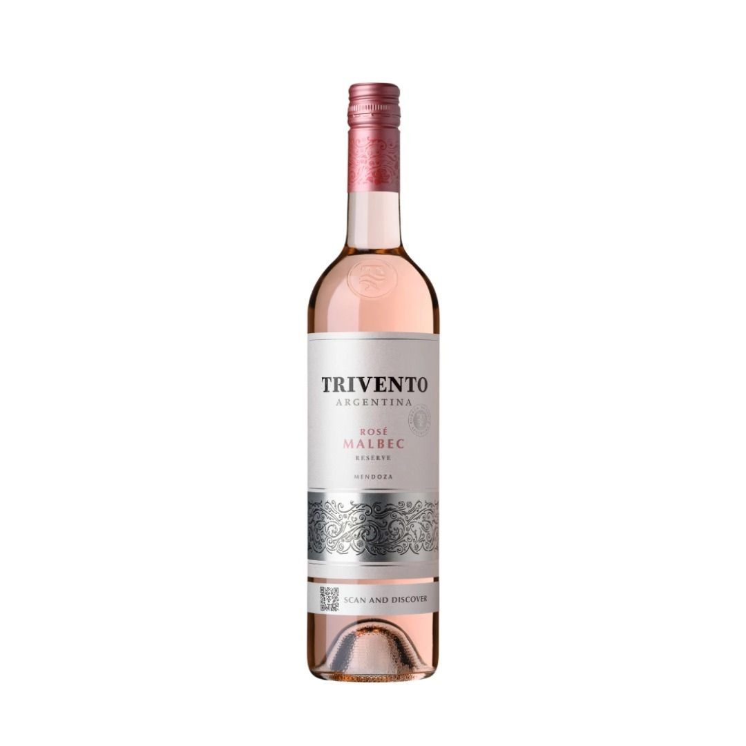 Vinho Argentino Rosé Seco Reserve Trivento Malbec Mendoza Garrafa 750ml