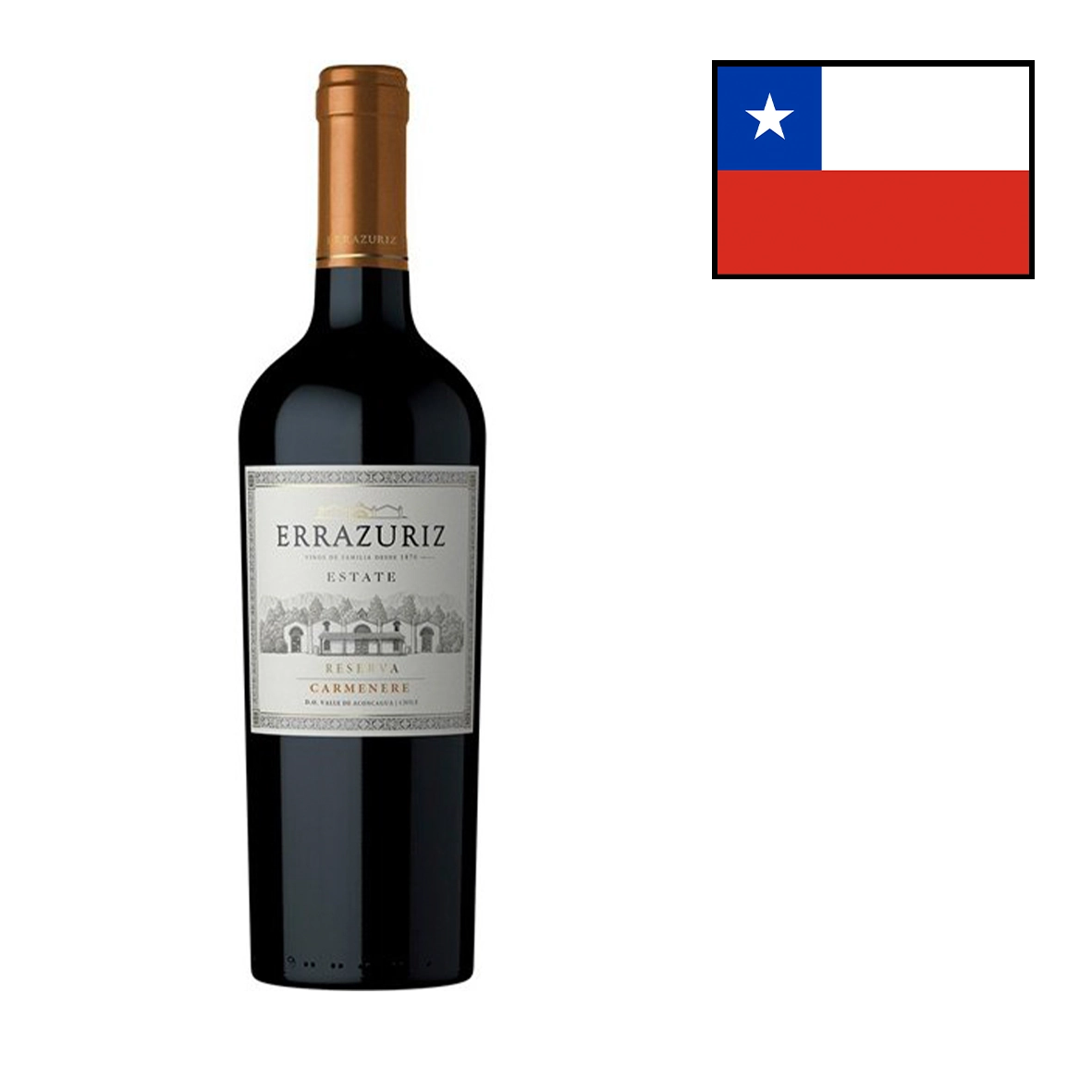Vinho Chil Errazuriz Res Carmenere