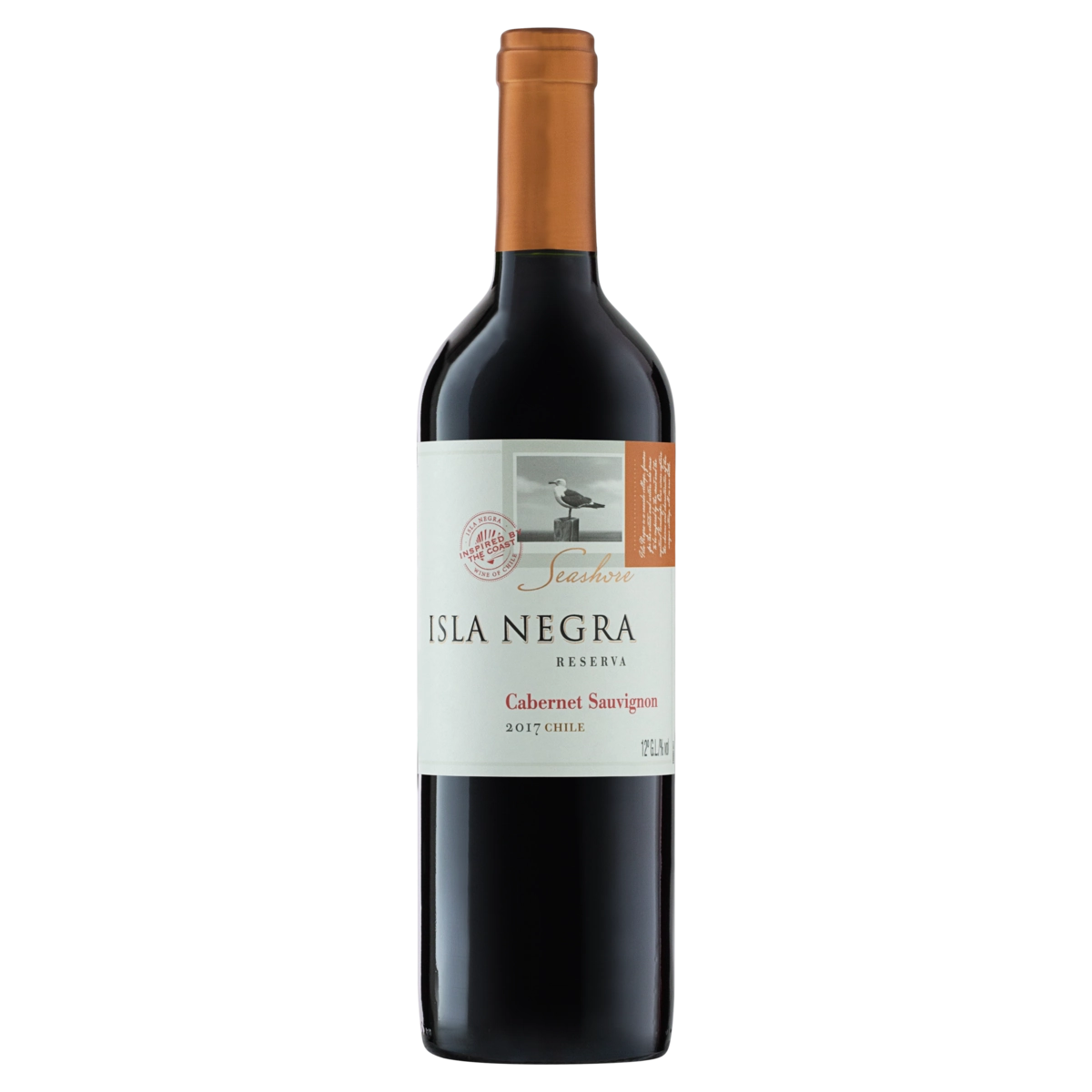 Vinho Chileno Tinto Meio Seco Reserva Isla Negra Seashore Cabernet Sauvignon Valle Central Garrafa 7