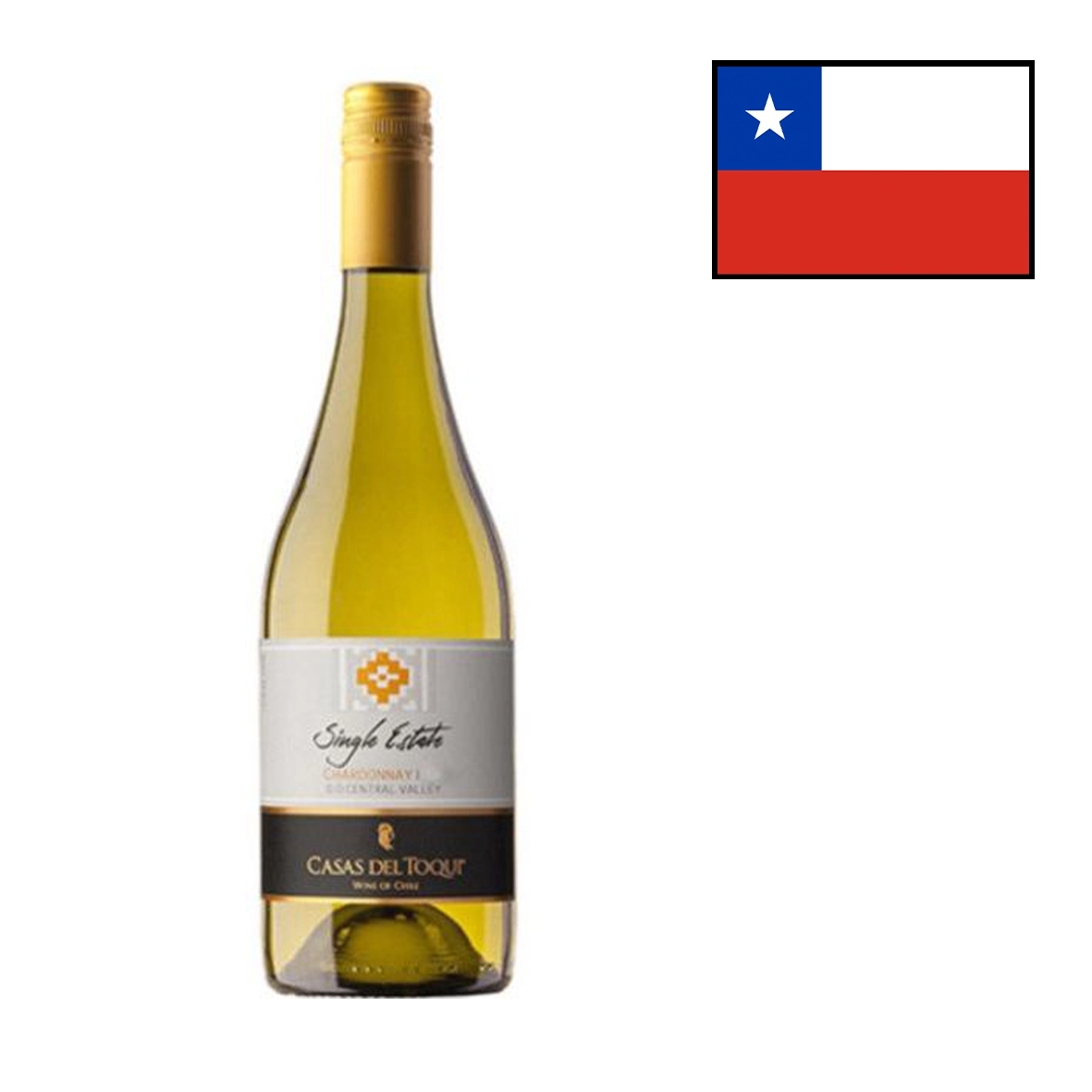 Vho Bco Casas Chardonay Res 750ml