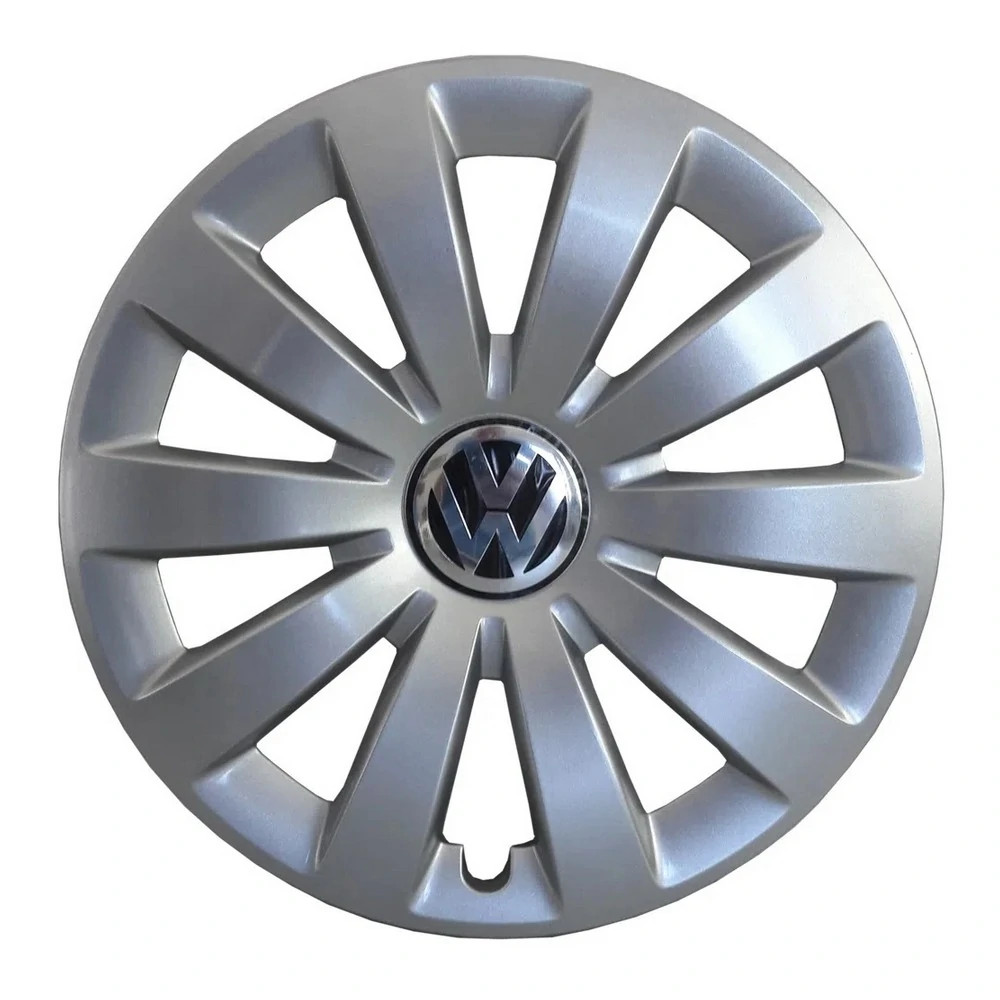 Calota Aro 15 Pol. Prata Fixação por Encaixe - VOLKSWAGEN 6QE601147BYSW
