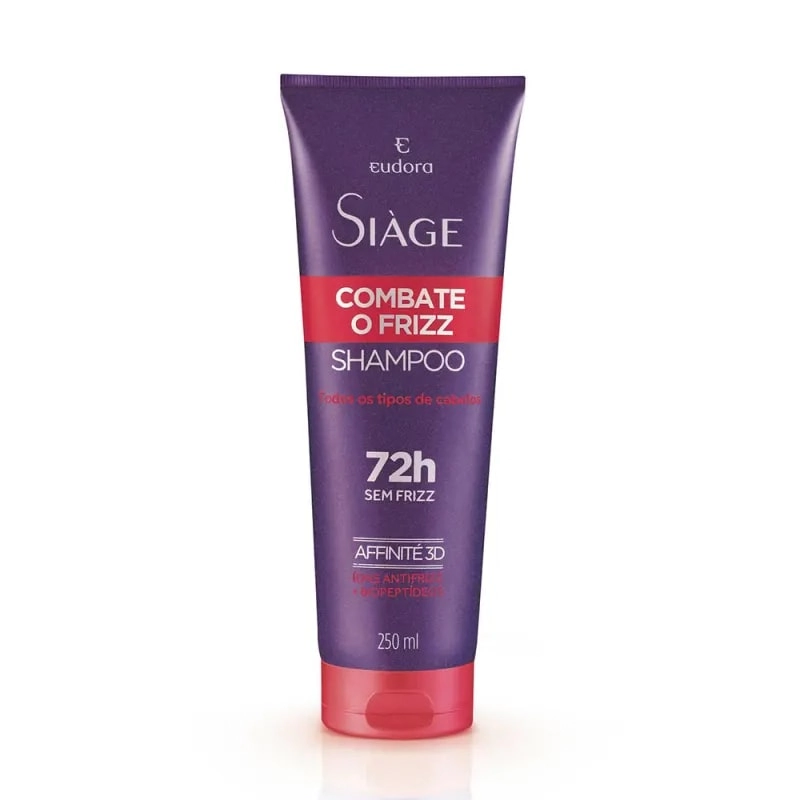Shampoo Eudora Siàge Combate O Frizz Bisnaga 250ml