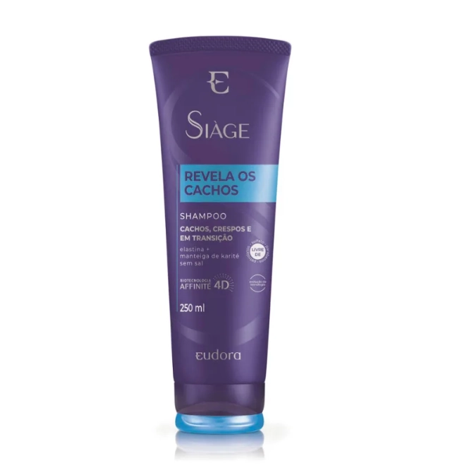 Shampoo Siáge Revela Os Cachos Eudora 250ml