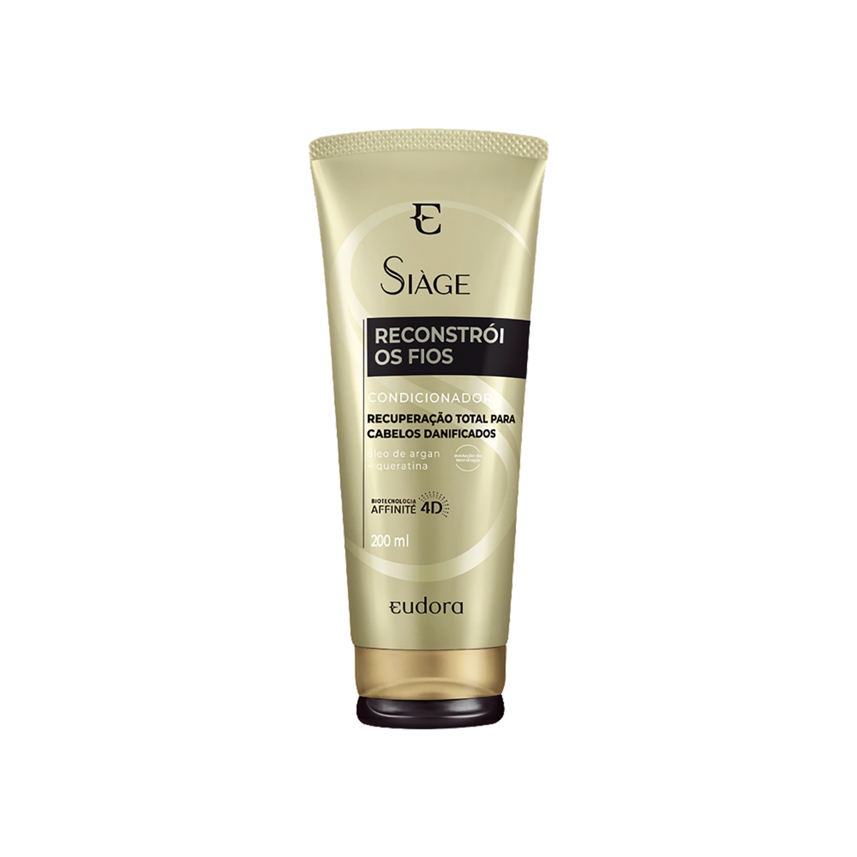Condicionador Eudora Siàge Reconstrói Os Fios Bisnaga 200ml