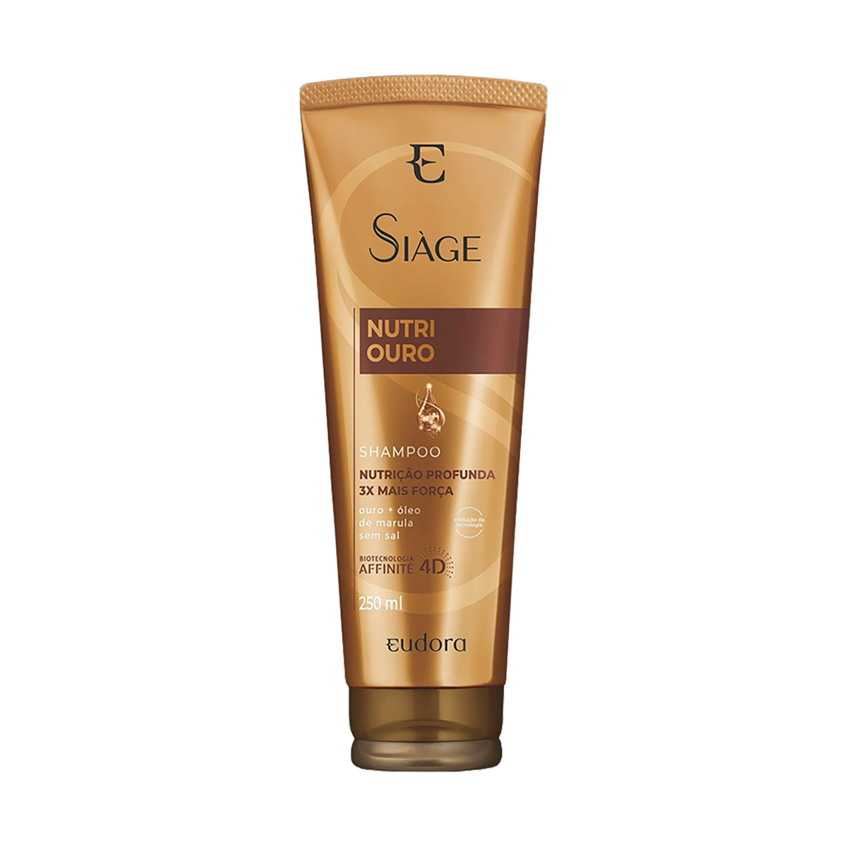 Shampoo Eudora Siàge Nutri Ouro Bisnaga 250ml