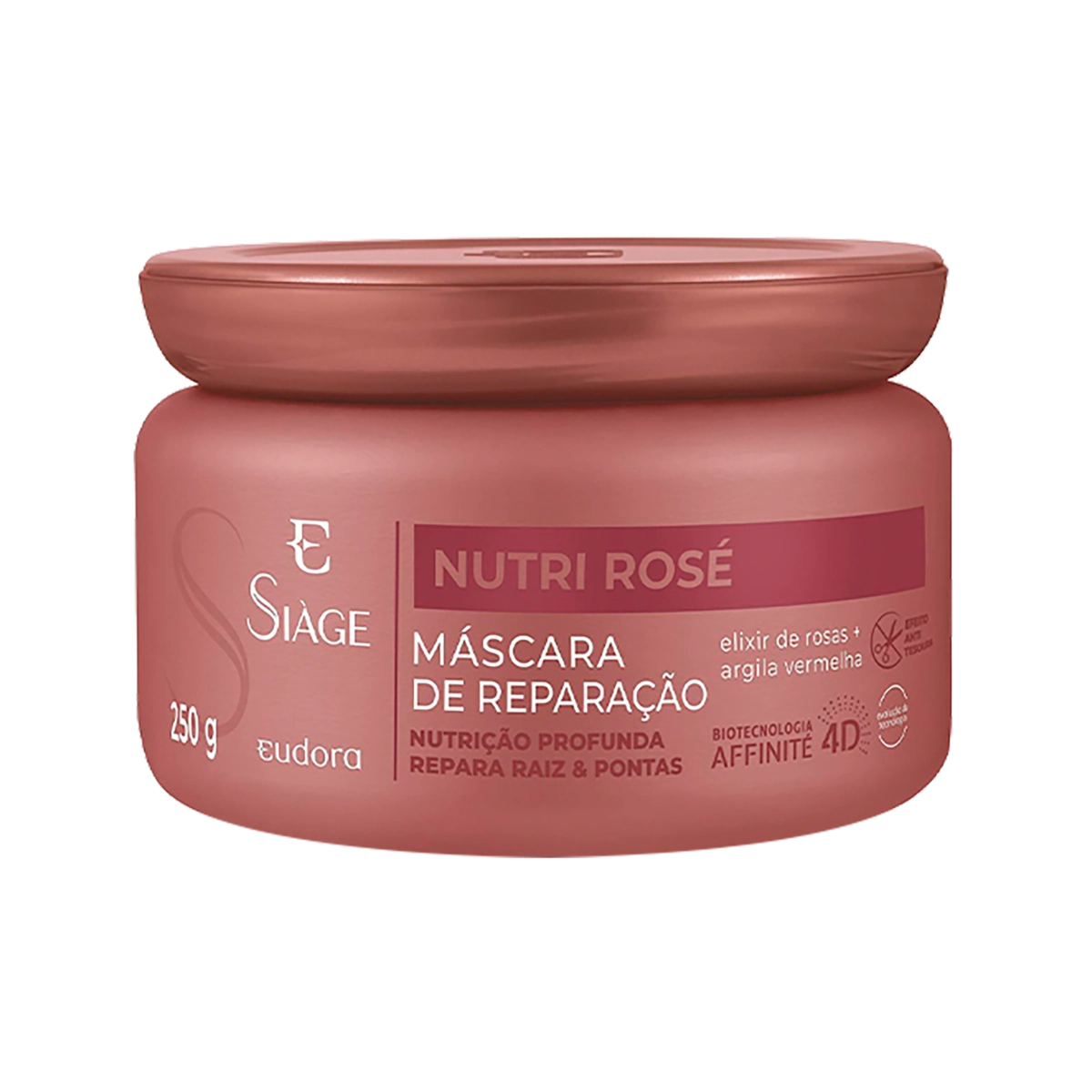 Máscara De Reparação Eudora Siàge Nutri Rosé Pote 250g