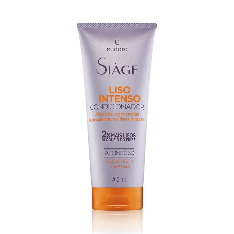 Condicionador Eudora Siàge Liso Intenso Bisnaga 200ml