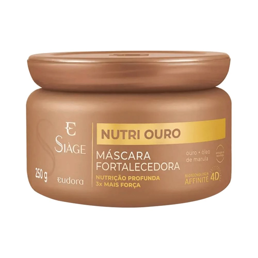 Máscara De Tratamento Eudora Siàge Nutri Ouro Pote 250g