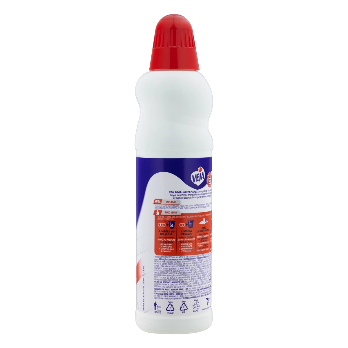 Limpador Limpeza Pesada Veja X 14 Frasco 500ml