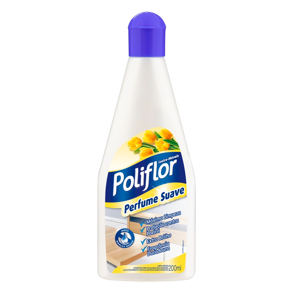 Lustra Móveis Suave Poliflor Squeeze 200ml