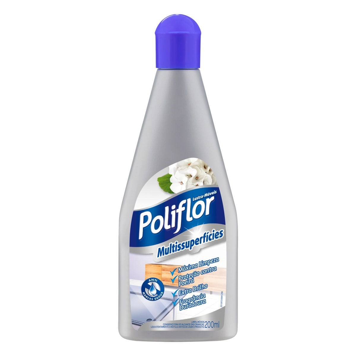 Lustra Móveis Multissuperfícies Poliflor Squeeze 200ml