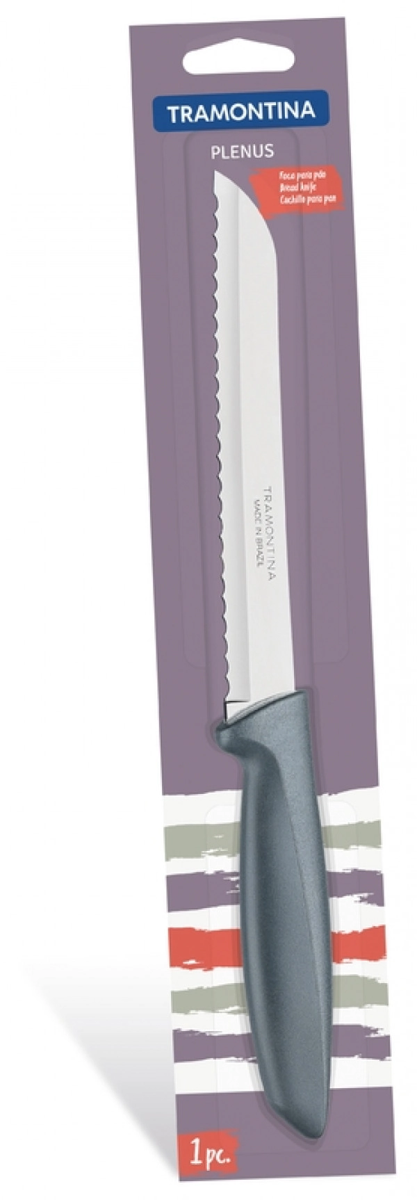 Faca Pao Inox 8 Plenus Cin