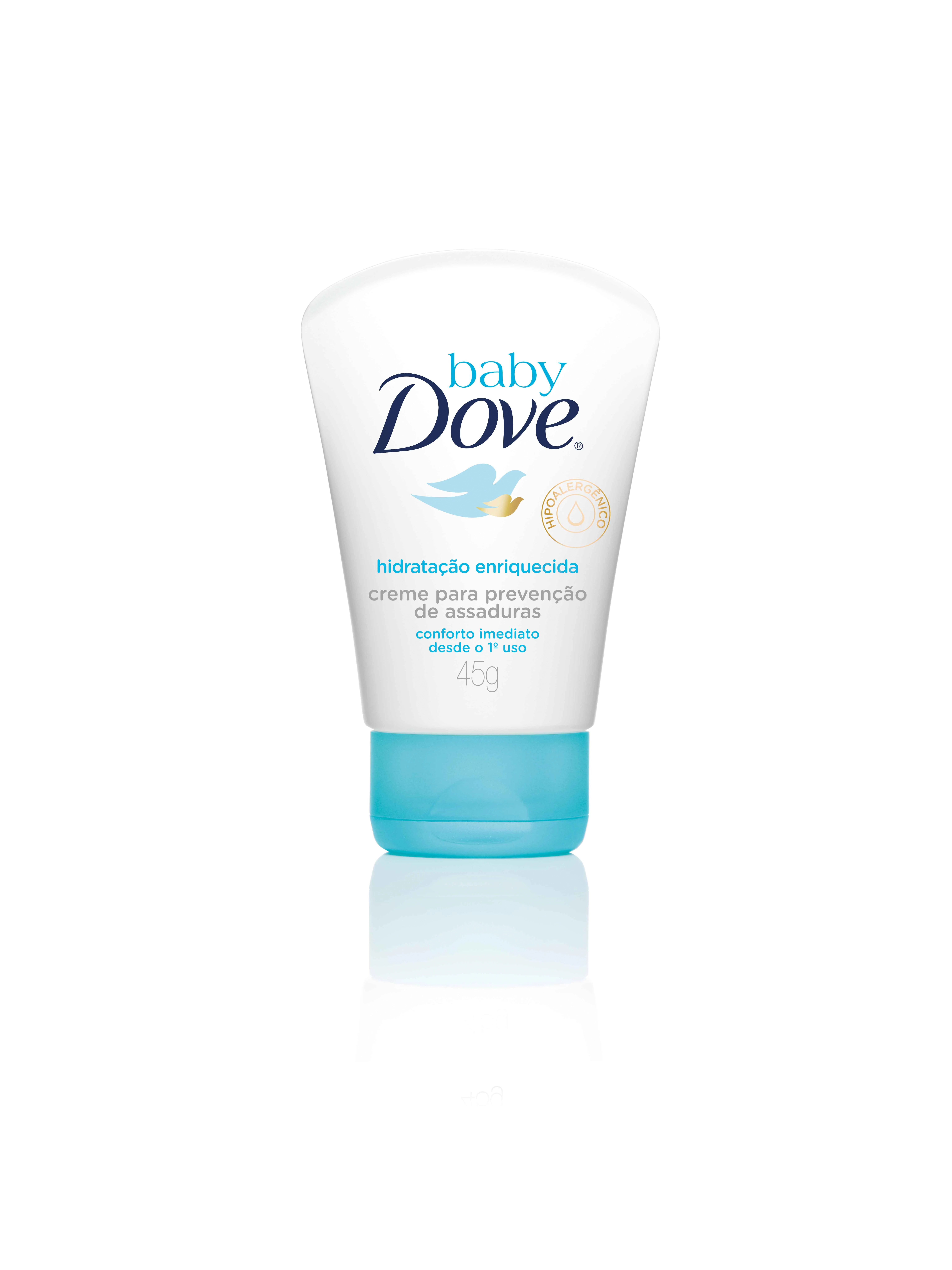 Creme Preventivo De Assaduras Hidratação Enriquecida Dove Baby Caixa 45g