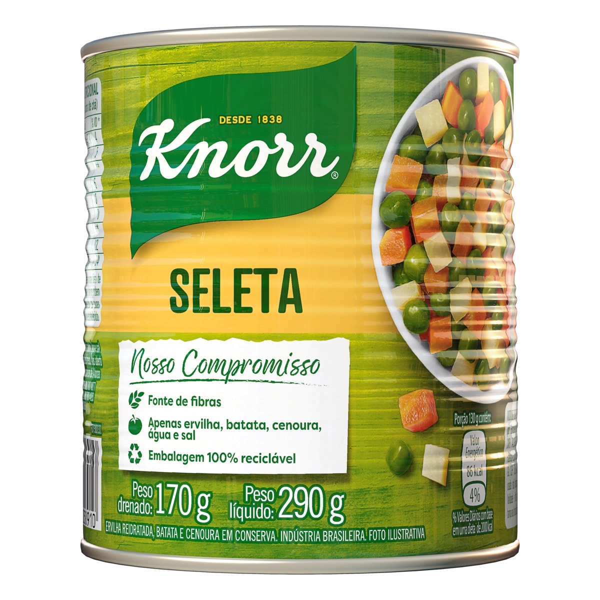 Seleta De Legumes Em Conserva Knorr Lata 170g