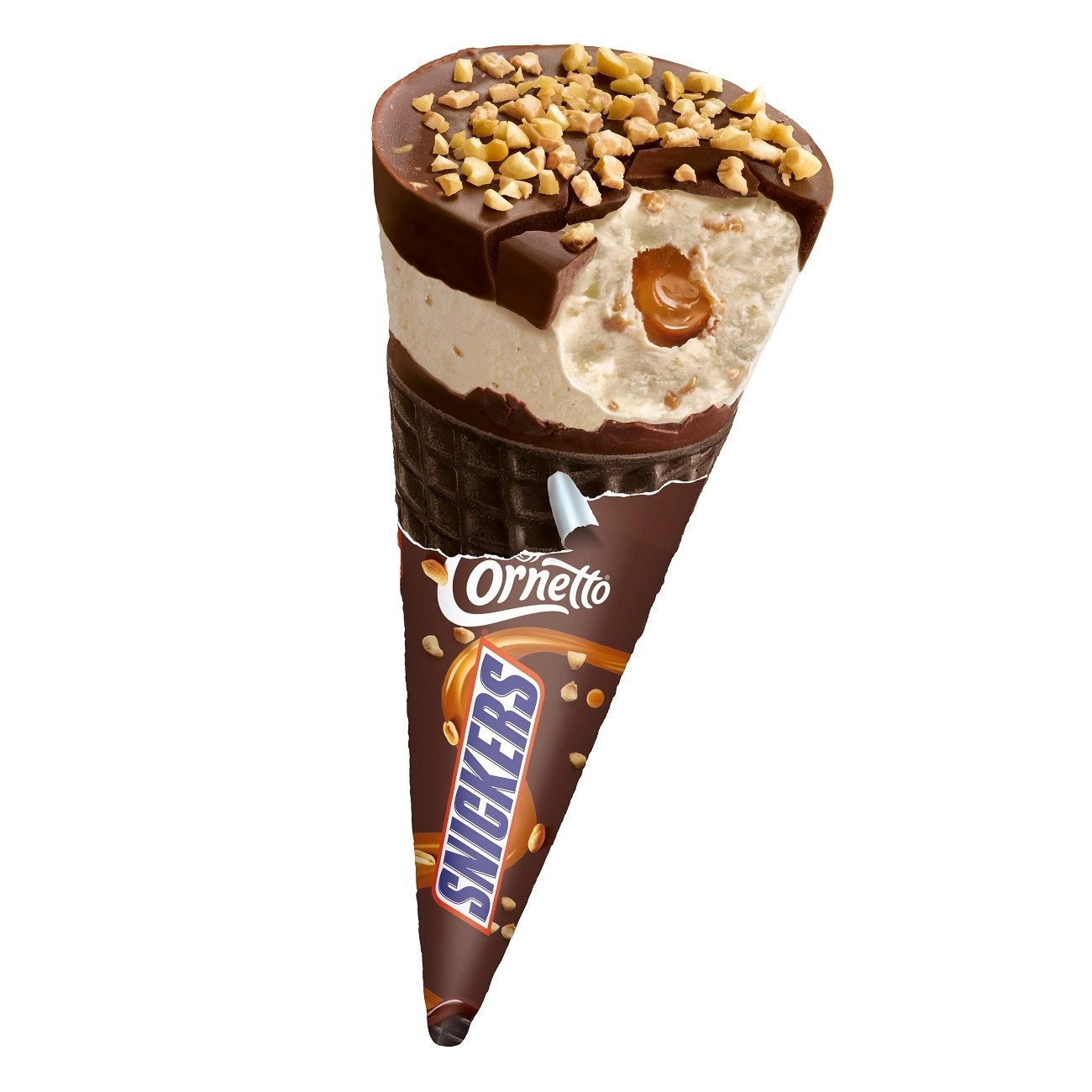 Sorvete Cornetto Snickers 90ml