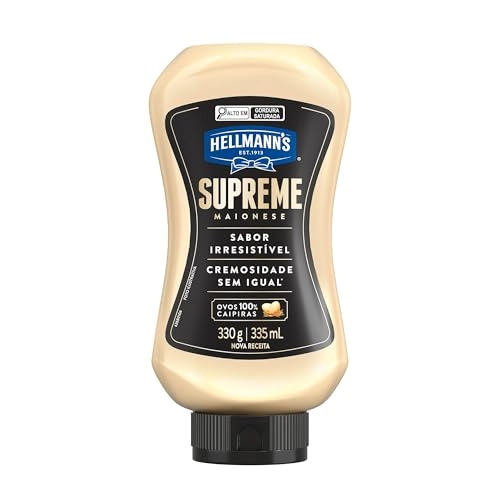 Maionese Nba Hellmanns Supreme Squeeze 330g