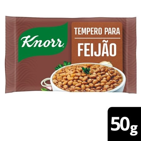 Tempero Pó Para Feijão Knorr Pacote 50g 10 Unidades