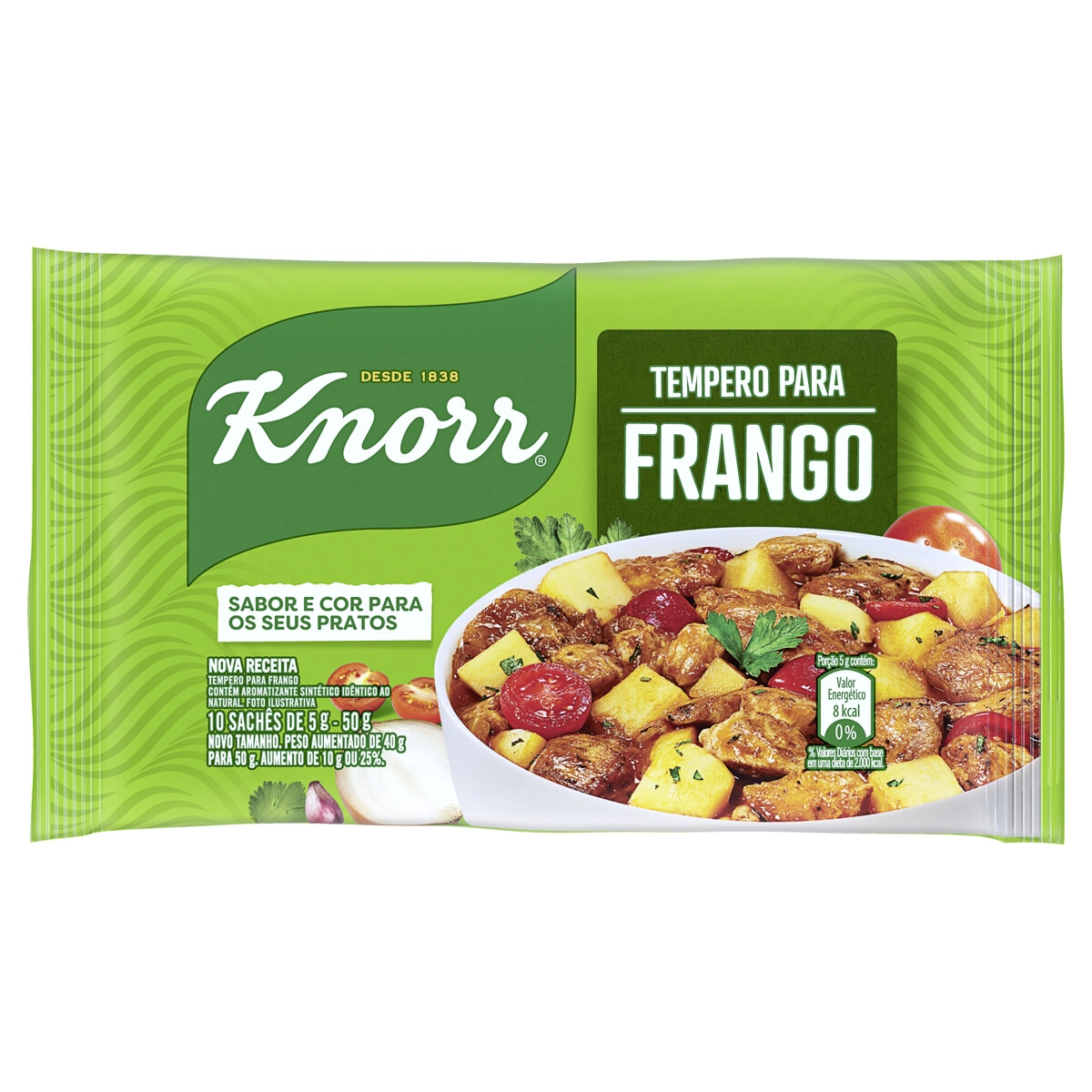 Tempero Pó Para Frango Knorr Pacote 50g 10 Unidades