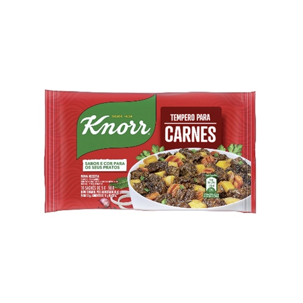 Tempero Pó Para Carnes Knorr Pacote 50g 10 Unidades