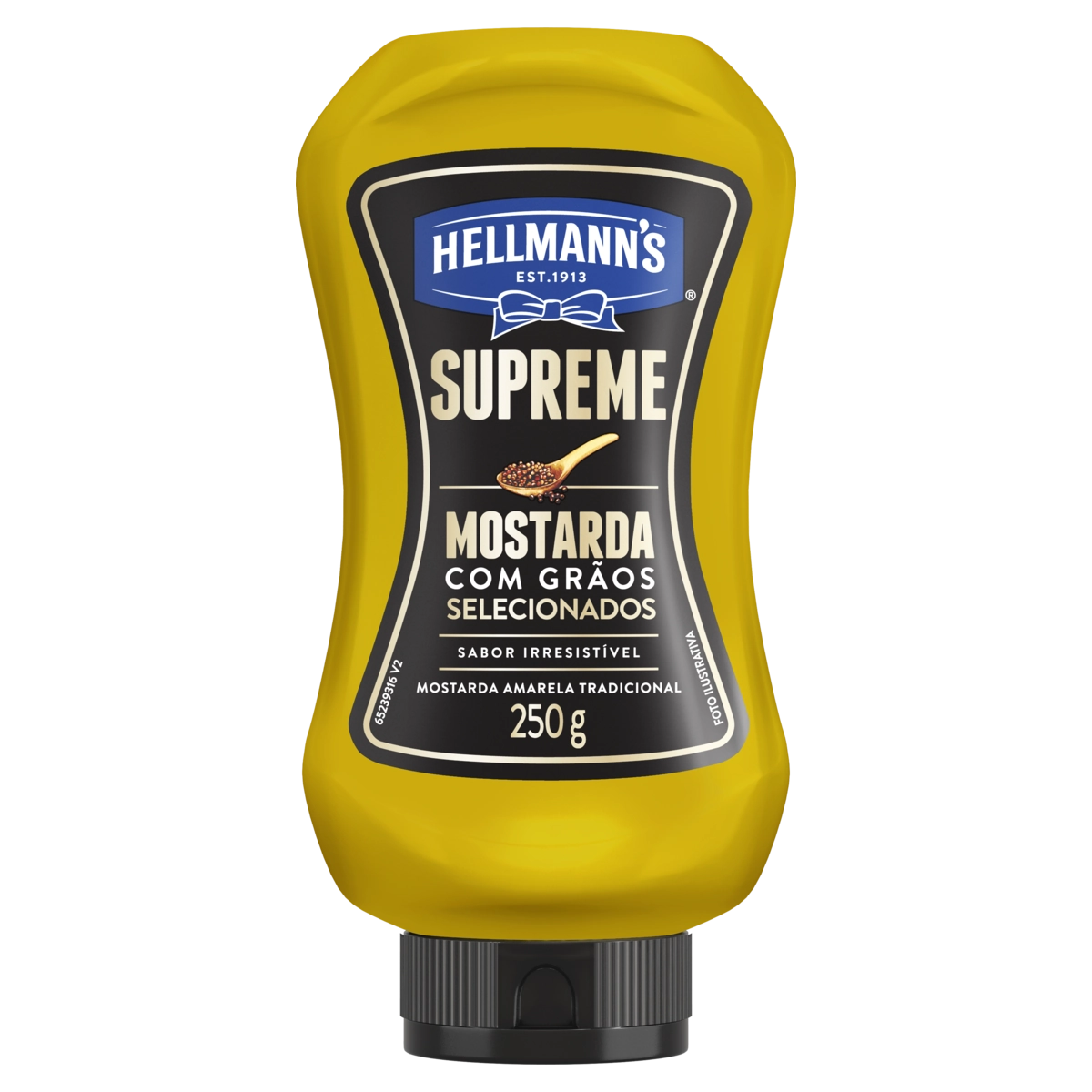 Mostarda Hellmanns Amarela Tradicional Supreme 250g