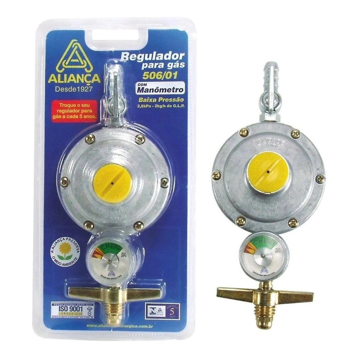 Regulador Gas Alianca C/monom.506 1
