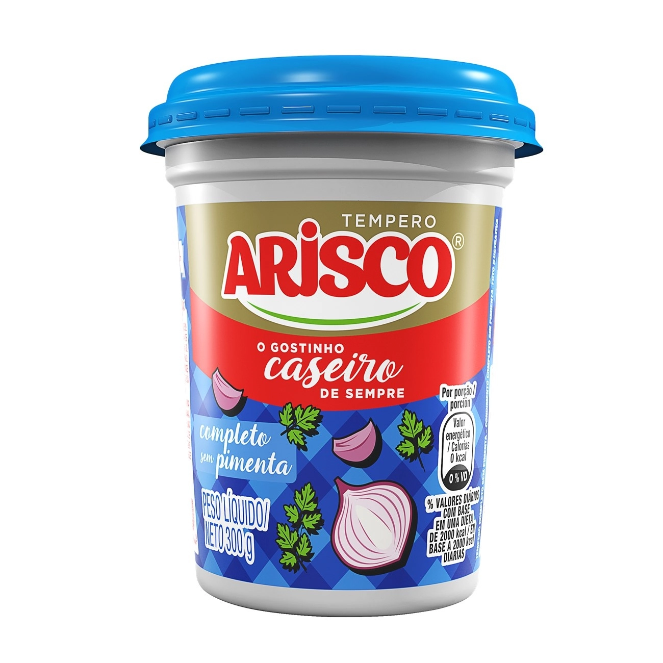 Tempero Completo Com Pimenta Arisco Pote 300g