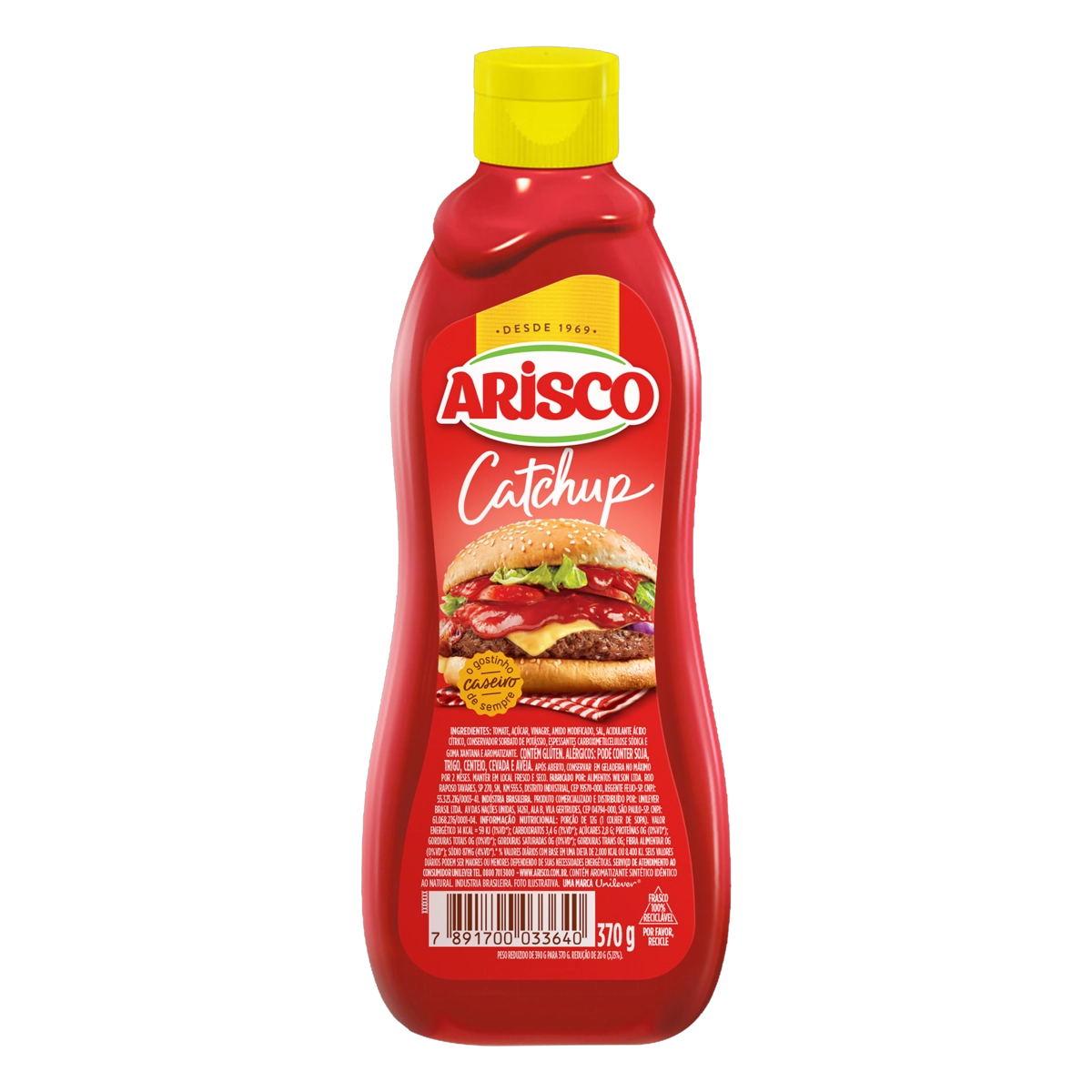 Ketchup Tradicional Arisco Squeeze 390g