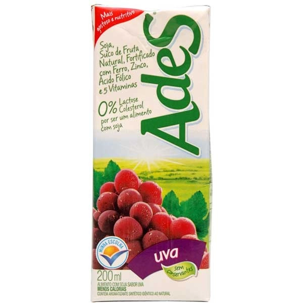 Ades Suco Uva 200ml
