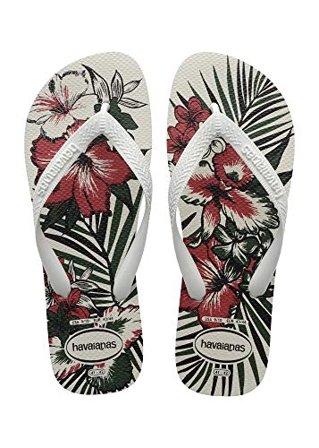 Sandalia Havaianas Aloha 37/38 Bco/bco/preto
