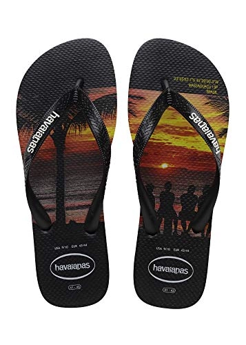 Sandalia Havaianas Hype 39/40 Preto