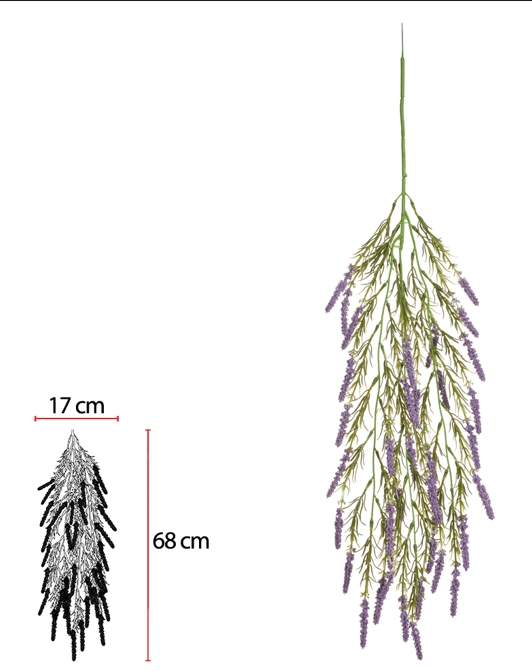 F Linaria Purpurea Pendurar Plt X38 Lavanda 88cm 43910001 Dea