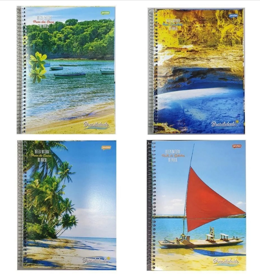 Caderno 96 Folhas Brasilidade Reval