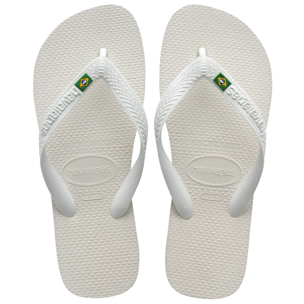 Chinelo Branco Brasil Havaianas N° 35/36
