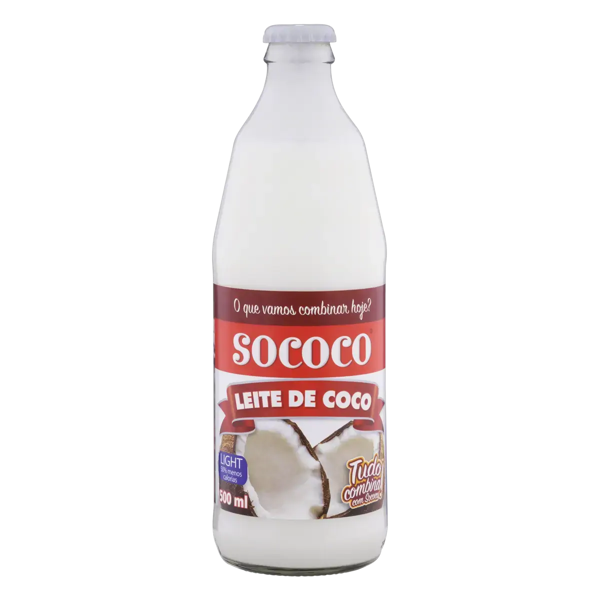 Leite De Coco Light Sococo Vidro 500ml