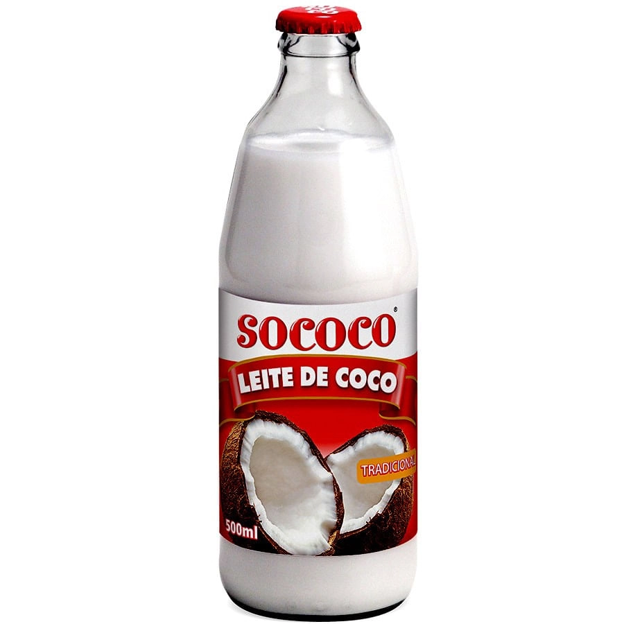 Leite De Coco Rtc Sococo Vidro 500ml
