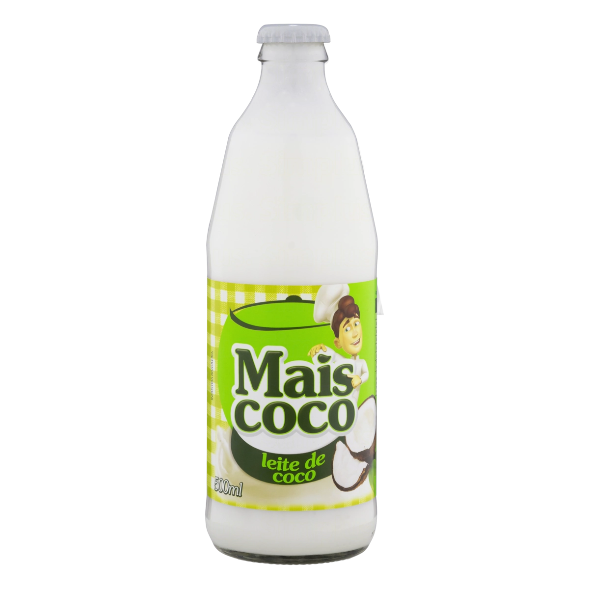 Leite De Coco Mais Coco Vidro 500ml